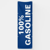 Geschäft mit Tankstellen im Freien Banner (Vertikal)