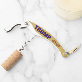 Geschäft oder Name, Trump 45-47 Gold 3-in-1-Kellne Kellnermesser