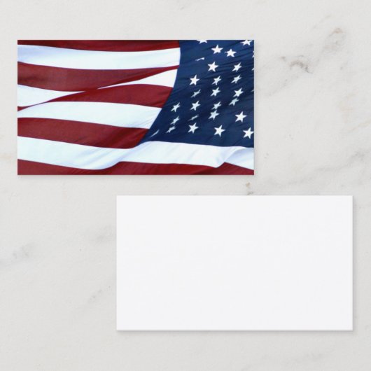 Geschäft oder Visitenkarte der amerikanischen (Vorne/Hinten)