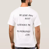 GESCHÄFT ONLINE T-Shirt (Rückseite)