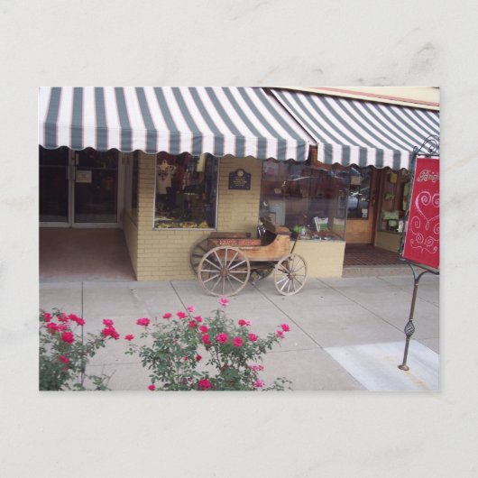 Geschäft Postkarte (Vorderseite)