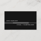 Geschäft _simple visitenkarte (Rückseite)