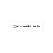 Geschäft @ Social Media Handle Vorlage Permastempel (Design)
