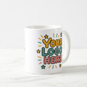 Geschäft, Unternehmen, Werbung Ihr Logo hier Kaffeetasse (VorderseiteRechts)