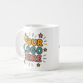 Geschäft, Unternehmen, Werbung Ihr Logo hier Kaffeetasse (Vorderseite Links)