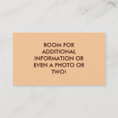 Geschäft - Visitenkarte - lila Pony-Karussell (Rückseite)