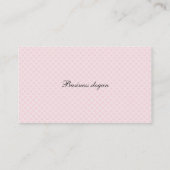 Geschäft von Romance Visitenkarte (Rückseite)