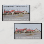 , GESCHÄFTCARD-DIVINE REDEEMER-KATHOLISCHE KIRCHE… VISITENKARTE (Vorne/Hinten)