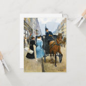 Geschäfte an der Rue de la Paix, Kunst Karte (Vorderseite/Rückseite Beispiel)