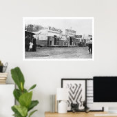 Geschäfte in Anchorage, Alaska 1914 Poster (Heimbüro)