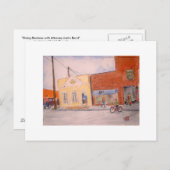 Geschäfte mit Anwältin Postkarte (Vorne/Hinten)