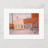 Geschäfte mit Anwältin Postkarte (Vorderseite)