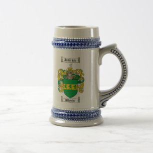 Geschäftemacher-Wappen Stein Bierglas