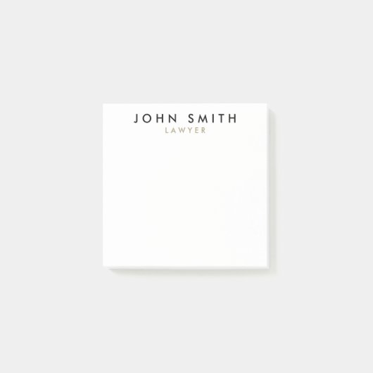 Geschäftlich Post-it Klebezettel (Vorderseite)