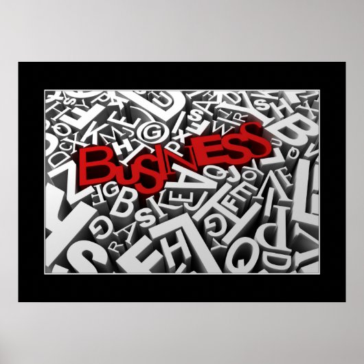 Geschäftlich Poster (Vorne)
