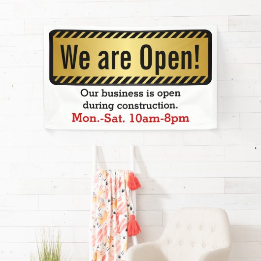 Geschäftliche Ausschreibung während der Veranstalt Banner (Insitu)