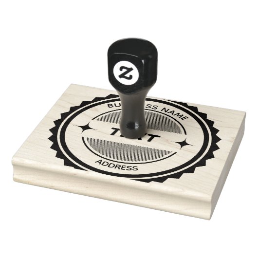 GESCHÄFTLICHE BRIEFMARKE GUMMISTEMPEL (Stempel)