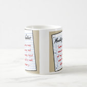 Geschäftliche Etiquette praktizieren Kaffeetasse (Mittel)