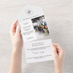Geschäftliche Veranstaltung   Minimalistisches pro All In One Einladung