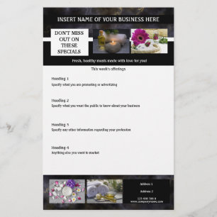 Geschäfts-6-Foto-Service-Broschüre Pamphlet Flyer