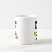 Geschäfts-Analytiker-(lustiges) Pizza-T-Shirt Kaffeetasse (Mittel)
