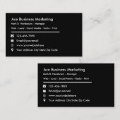 Geschäfts-Anzeigendienste Visitenkarte (Vorne/Hinten)