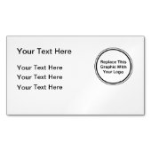 Geschäfts-beruflicher Logo-Entwurf Magnetische Visitenkarte (Vorderseite)