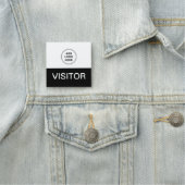 Geschäfts-Besucher Namensschild (Beispiel)