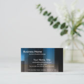 Geschäfts-Blau, Brown u. Visitenkarte (Stehend Vorderseite)