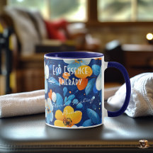 Geschäfts-Blumen-Tasse mit lebendigen Blüten - Maß