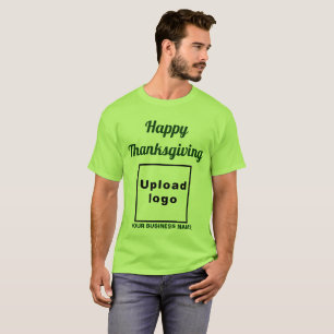 Geschäfts-Dankesgrüße auf Limettengrün T-Shirt