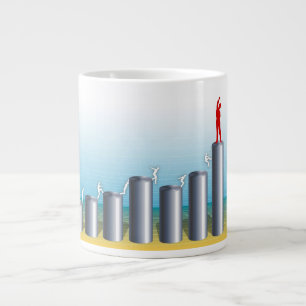 Geschäfts-Diagramm Jumbo-Tasse