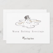 Geschäfts-Feiertags-Gruß-Karten Einladung (Vorne/Hinten)