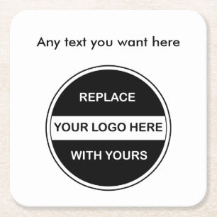 Geschäfts-Getränk-Untersetzer Rechteckiger Pappuntersetzer