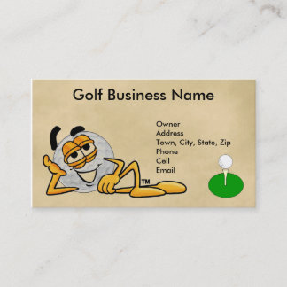 Geschäfts-Golf-Karte Visitenkarte