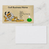 Geschäfts-Golf-Karte Visitenkarte (Vorne/Hinten)