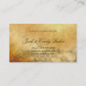 Geschäfts-Herbst-Ahorn landschaftlich gestaltend, Visitenkarte (Rückseite)