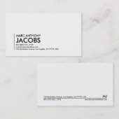 Geschäfts-Karte 006 - mutiges schlichtes, Visitenkarte (Vorne/Hinten)