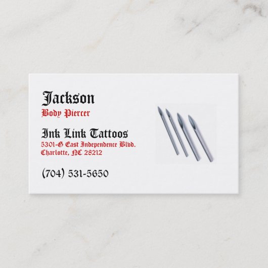 Geschäfts-Karte #2 Visitenkarte (Vorderseite)