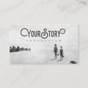 GESCHÄFTS-KARTE alte Vintage Kinder auf Visitenkarte