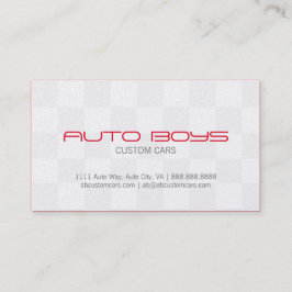 Geschäfts-Karte - Auto Nascar Visitenkarte