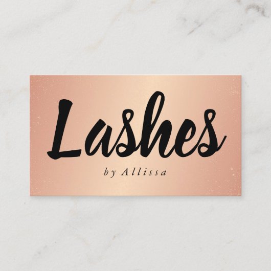 Geschäfts-Karte - Confetti peitscht Rosen-Gold Visitenkarte (Vorderseite)