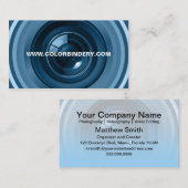 Geschäfts-Karte der Single-Augen-Positions-4 Visitenkarte (Vorne/Hinten)