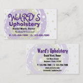 Geschäfts-Karte des Kreis-2 lila Visitenkarte (Vorne/Hinten)