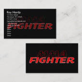 GESCHÄFTS-KARTE DES MIXED MARTIAL VISITENKARTE (Vorne/Hinten)