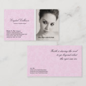 Geschäfts-Karte FOTO Schablone - sauberes Visitenkarte (Vorne/Hinten)