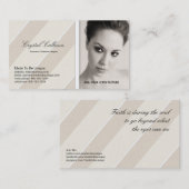 Geschäfts-Karte FOTO Schablone - sauberes Visitenkarte (Vorne/Hinten)