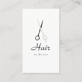Geschäfts-Karte - Haar-Stylist-stark vereinfachte Visitenkarte