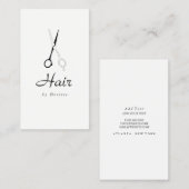 Geschäfts-Karte - Haar-Stylist-stark vereinfachte Visitenkarte (Vorne/Hinten)