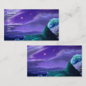 Geschäfts-Karte mit Schatten des Blaus und der Visitenkarte (Vorne/Hinten)